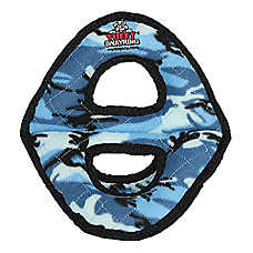 TUFFY? Ultimate 3-Way Ring Blue Camo Dog Toy