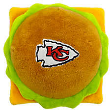 Pets First Kansas City Plush Hamburger Dog Toy