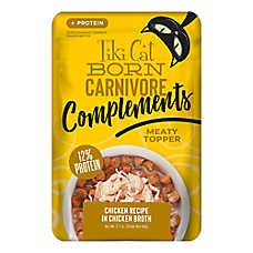 Tiki Cat? Born Carnivore Complements Cat Food Topper - Grain Free, 2.1 OZ