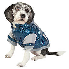 Pet Life Vintage Aspen Ski Coat With Removable Hood