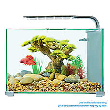 Top Fin? Premium Glass Aquarium - Fish Tank Aquarium - 5 Gallon