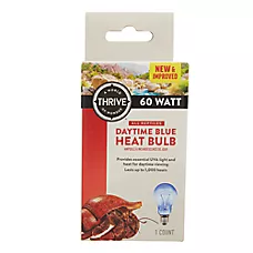 Thrive Reptile Daytime Blue Heat Bulb - Hermit Crab - Reptile Heat Bulb - 60W