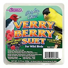 Brown's® Garden Chic!® Verry Berry Wild Bird Suet Bird Food Berry Suet Cake