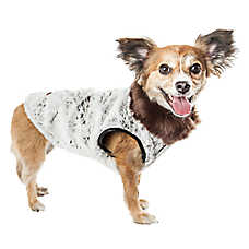 Pet Life? Luxe "Purrlage" Pelage Faux Fur Pet Coat