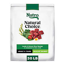 Nutro Natural Choice&trade; Healthy Weight Adult Dry Dog Food - Lamb & Brown Rice