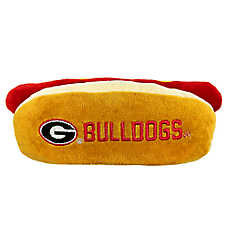 Pets First Georgia Bulldogs Plush Hot Dog Dog Toy