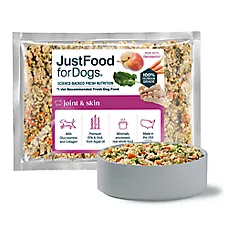 JustFoodForDogs Joint & Skin Support Adult Frozen Dog Food - Pork