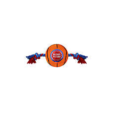 Pets First NBA Detroit Pistons Basketball Rope Dog Toy