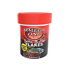 Omega&trade; Betta Buffet Flakes Fish Food Complete Diet