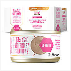 Tiki Cat Veterinary Solutions GI-Health Wet Cat Food - Chicken & Pumpkin in Chicken Broth, Mousse