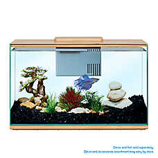 Top Fin? Betta Bamboo Aquarium - Betta Fish Tank - 3 Gallon