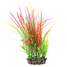 Top Fin? Artificial Multi Landscape Aquarium Plant Purple/Green Fish Tank Decor - 8 in