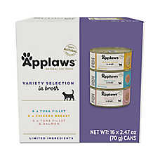 Applaws Variety Selection in Broth Wet Cat Food - 16 ct