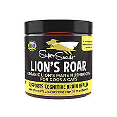 Super Snouts Lion's Roar Dog & Cat Powder Brain & Nervous System Supplement, 2.64-oz jar