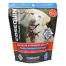 Nutramax Cosequin Dog Hip & Joint Supplement with MSM plus Omega-3s, Soft Chews, 60 or 120 Count
