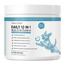 Chew + Heal Dog Daily 12-in-1 Multivitamin Powder Supplement - 5.4 oz, 14 oz