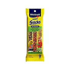 Vitakraft Crunch Sticks Variety Pack Canary and Finch Bird Treat - Crunchy Treat Sticks