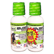 Liquid-Vet? Dog Hip & Joint Liquid Supplement with Glucosamine Multiple Flavors, 8 fl oz, 32 fl oz