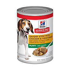 Hill's? Science Diet? Savory Stew Puppy Wet Dog Food - Chicken & Vegetables, 12.8 oz