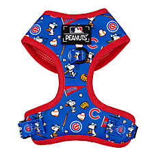 Sassy Woof MLB&trade; x Peanuts&trade; Chicago Cubs Adjustable Dog Harness