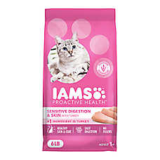 IAMS&trade; Proactive Health Adult Dry Cat Food - Sensitive Digestion & Skin, Turkey