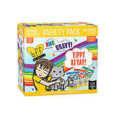 Weruva B.F.F. Grain Free Adult Wet Cat Food, In Gravy, 12 ct Variety Pack