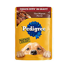 Pedigree? Choice Cuts In Gravy Adult Soft Wet Dog Food - Filet Mignon Flavor, 3.5 oz. Pouch