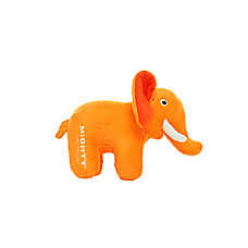 MIGHTY JR Safari Elephant Orange Dog Toy