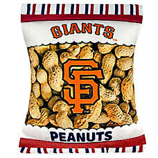 Pets First San Francisco Giants Plush Peanut Bag Dog Toy