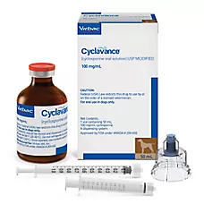 Cyclavance (cyclosporine modified oral solution) Oral Solution for Dogs - 100 mg/mL, 15 mL