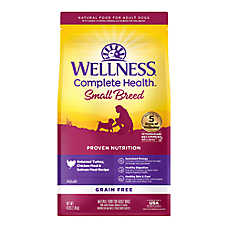 Wellness? Complete Health Small Breed Adult Dry Dog Food - Grain Free, Turkey, Chicken & Salmon