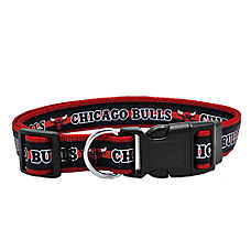 Pets First NBA Chicago Bulls Satin Dog Collar