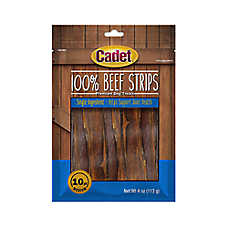 Cadet Adult Dog Chews - 100% Real Beef Strips 4 oz