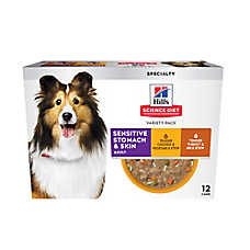 Hill's Science Diet Sensitive Stomach & Skin Variety Pack Adult Wet Dog Food - Turkey & Chicken