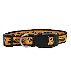 Pets First NHL Pittsburgh Penguins Satin Dog Collar