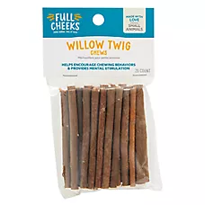 Full Cheeks&trade; Small Pet Willow Twig Chews