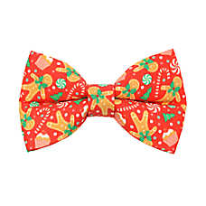 Made By Cleo? Christmas Treats Red Cat Bow Tie