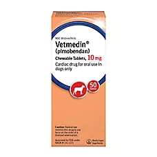 Vetmedin (pimobendan) Chewable Tablets for Dogs, 10mg, 50 Count
