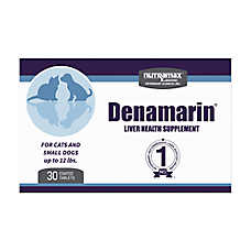 Nutramax Laboratories Veterinary Sciences Denamarin Cat & Small Dog Health Supplement, 30ct