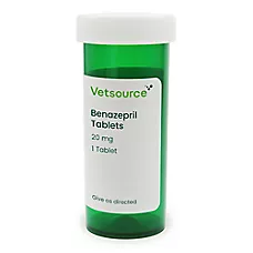 Benazepril Tablets for Dogs and Cats - 20 mg - Single Tablet