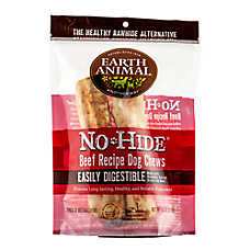 Earth Animals No Hide Medium Roll Rawhide Alternative- 2 Count 4.2 OZ