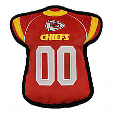 Pets First Kansas City Chiefs Jersey Tough Dog Toy