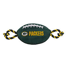Green Bay Packers Football Rope Dog Toy