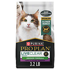 Purina Pro Plan LiveClear Allergen Reducing Indoor Adult Dry Cat Food - Turkey