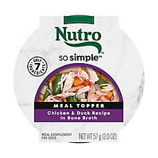 NUTRO So Simple Meal Complement Adult Wet Dog Food in Bone Broth - 2 oz