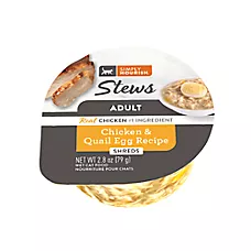 Simply Nourish Cat - Adult, Wet Food, Stews, Shredded, Chicken, Quail Egg, 2.8 OZ