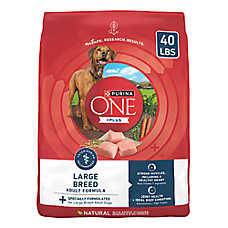 Purina ONE +Plus Large Breed Dry Dog Food - Natural, Chicken