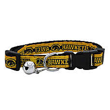 Pets First NCAA Iowa Satin Cat Collar