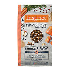 Instinct? RawBoost Whole Grain Kibble + Freeze-Dried Raw All Life Stage Dry Dog Food - Salmon & Rice