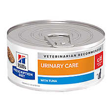 Hill's Prescription Diet c/d Urinary Care Multicare Stress Wet Cat Food - Tuna, 5.5 oz